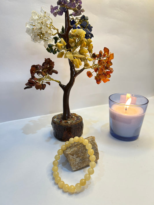 Yellow Calcite Crystal Bracelet