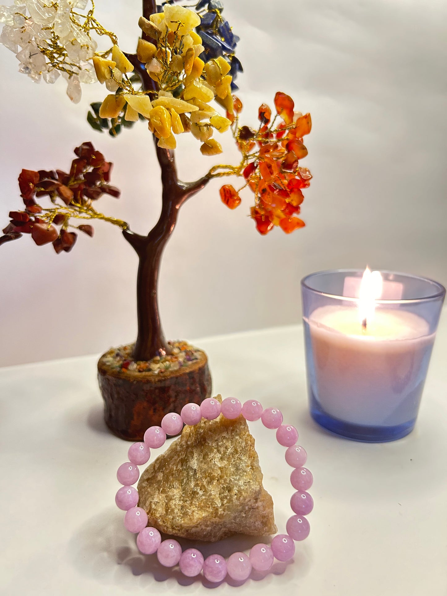 Kunzite Crystal Bracelet