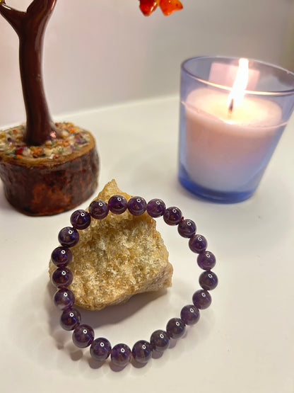 Amethyst Crystal Bracelet