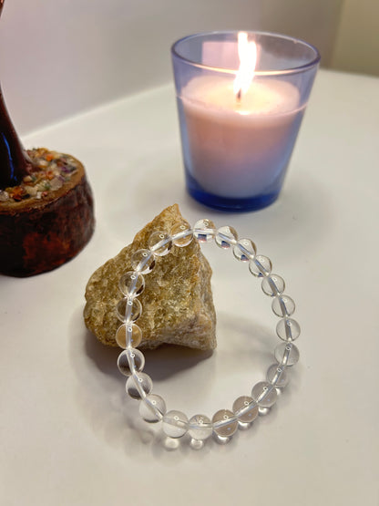 Clear Quartz Crystal Bracelet