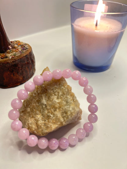 Kunzite Crystal Bracelet