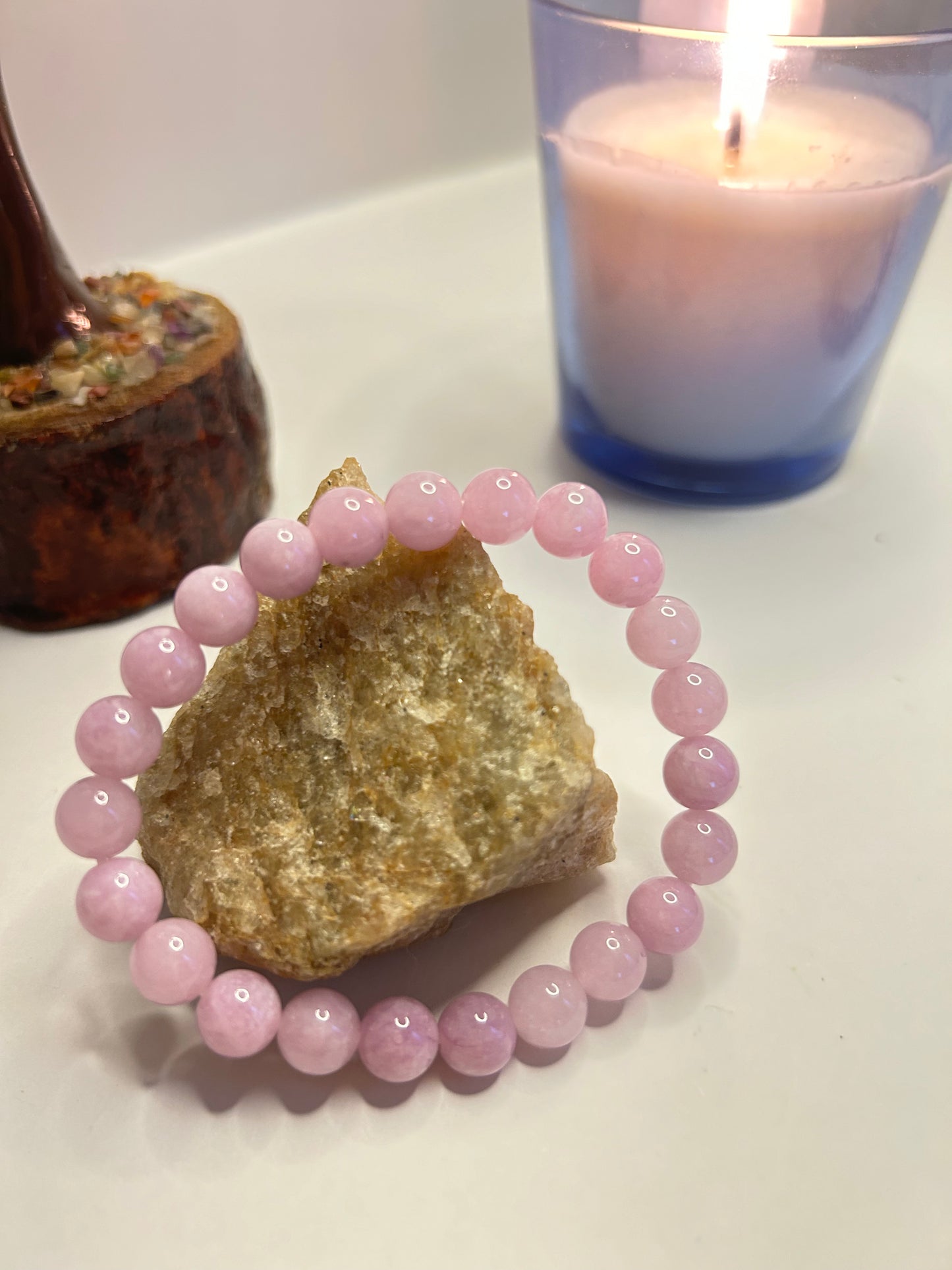 Kunzite Crystal Bracelet