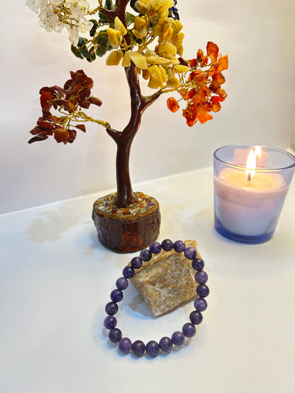 Lepidolite Crystal Bracelet