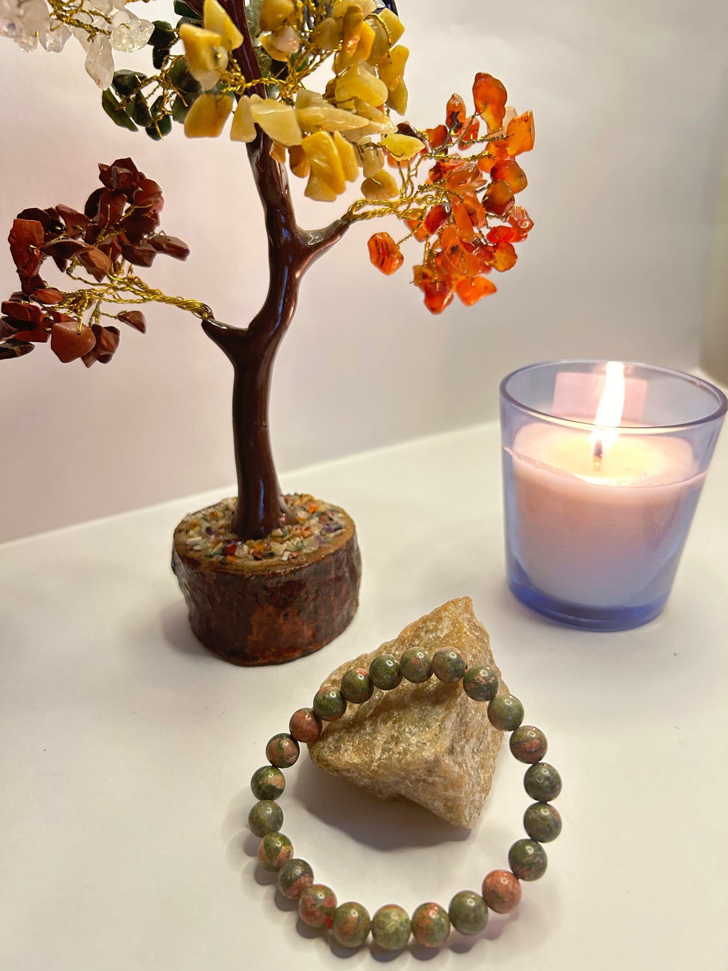 Unakite Crystal Bracelet