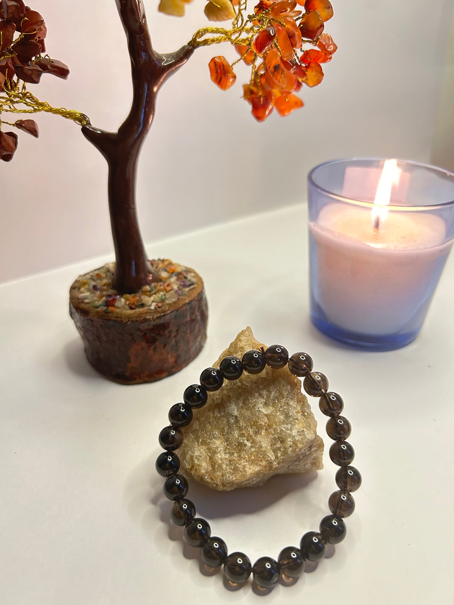 Smoky Quartz Crystal Bracelet