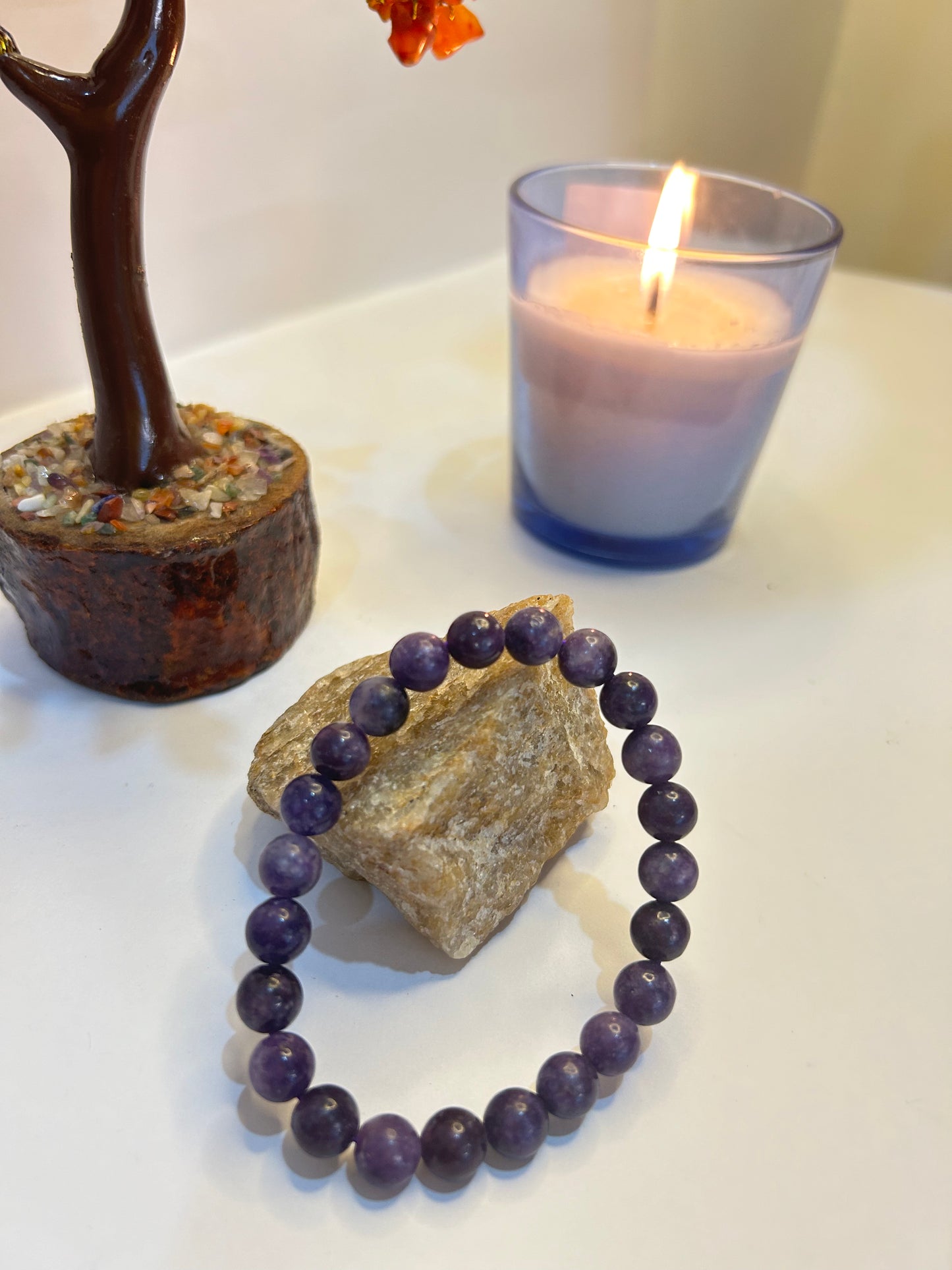 Lepidolite Crystal Bracelet