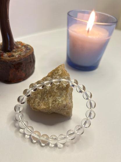 Clear Quartz Crystal Bracelet