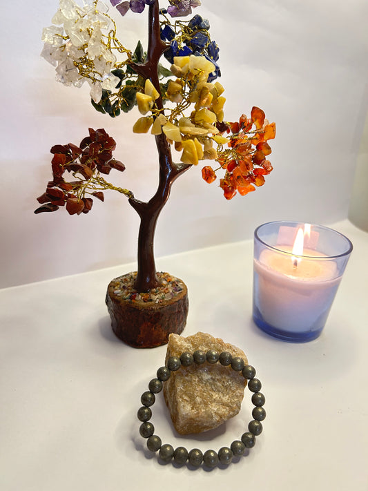 Pyrite Crystal Bracelet